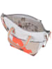 360 grad Handtasche Deern Mini in Weiss/Sand/Zahl Orange