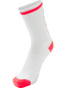 Hummel Hummel Low Socken Elite Indoor Multisport Erwachsene Schnelltrocknend in WHITE/DIVA PINK