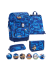 Belmil Premium Schulranzen-Set 5tlg. Comfy Plus "Glacier Blue" Für kleine Kinder
