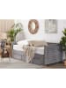 Beliani Tagesbett CAHORS in Grau - (W) 186 x (H) 72 x (L) 209 cm