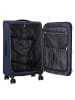 D&N Travel Line 9504 4 Rollen Trolley M 67 cm mit Dehnfalte in navy