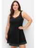 sheego Badekleid in schwarz gepunktet