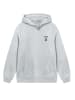 F4NT4STIC Hoodie Halloween Boo Crew Ghost Bestickt in grau meliert