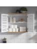 SoBuy Wandschrank in Reinweiß - (W) 19 x (H) 56 x (L) 60 cm