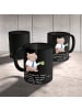 Mr. & Mrs. Panda Henkelpott Beamter Kaffeepause mit Spruch in Schwarz