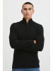 11 Project Strickpullover PRAdam 20715523 ME Moderner Strickpullover mit Troyerkragen in Schwarz