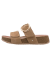 Tamaris WIDE FIT Pantolette in CAMEL SUEDE