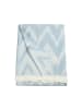 Tom Tailor Sommerdecke ZIGZAG in Hellblau