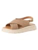 Tamaris Sandalette in BROWN STRUCT.