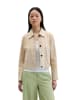 Marc O'Polo Velourslederjacke fitted in Linen Beige
