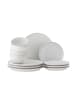 Bloomingville Geschirrset aus Steingut Addison in weiss