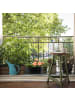 relaxdays Blumenkasten in Schwarz - (B)38x (H)16 x (T)19 cm