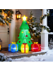 TDubhe Aufblasbarer Weihnachtsbaum und Geschenke in Bunt 210x160x135 cm