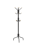SONGMICS Garderobenständer Alan in Schwarz - (B)56.5 x (H)180 x (T)56.5 cm