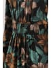 Aniston SELECTED Jerseykleid in orange-schwarz-türkis-rose