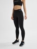 Hummel Leggings Hmlte Fundamental Mid Waist Tights in BLACK/WHITE