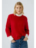 Oui Pullover in scarlet sage