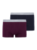 Hanro Retroshorts Cotton Essentials in deep navy/sumac