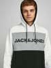 Jack & Jones Warmer Logo Print Hoodie Sweater Pullover JJELOGO in Weiß