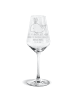 Mr. & Mrs. Panda Weißwein Glas Wal Konfetti mit Spruch in Transparent