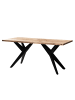 KADIMA DESIGN Esszimmertisch 160x80x76 cm Massivholz Metall Esstisch