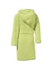 Erwin Müller Frottier Kinder-Bademantel mit Kapuze in grün