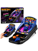 Wisam Mini-Tischbasketball-Arcade-Spiel mit 3 Körben und Werfer
