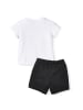 Puma Trainingsanzug Minicats Tee&Shorts Set in schwarz