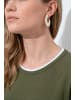 Ulla Popken Shirt in dunkel khaki