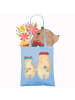 Mr. & Mrs. Panda baumwoll shopper Bären mit Blumenkranz ohne Spruch in Sky Blue