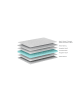 58 aufm Kessel KALTSCHAUMMATRATZE Kamilla 200x90x10 PU-Schaum Beige