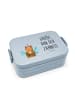 Mr. & Mrs. Panda Lunch Box Bär Zahnfee Motiv mit Spruch in Blau Pastell