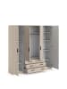 ebuy24 Kleiderschrank Spell B183 Braun 196 x 50 cm
