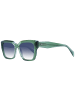 Ana Hickmann Frauen Sonnenbrille Quadratisch Grün