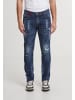 2Y Premium 2Y Premium CARLOS DESTROYED SLIM FIT JEANS in mid blue