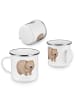 Mr. & Mrs. Panda Kaffeebecher Wombat ohne Spruch in Weiß