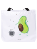Mr. & Mrs. Panda Henkeltasche Avocado Tanzen ohne Spruch in Weiß