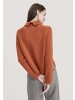 Hessnatur Strick Pullover in rotorange