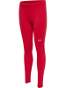 Newline Verstellbare Taille Leggings Reflektierend Logo Kids Core Kinder in TANGO RED