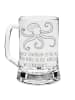 Mr. & Mrs. Panda Bierkrug Tintenfisch mit Spruch in Transparent