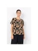 soyaconcept Halbarmbluse in c black combi