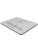 Mr. & Mrs. Panda Mouse-Pad Zahnarzt Magier mit Spruch in Grau Pastell