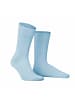 Hudson Socken Relax Cotton druckfreier Bund in light blue