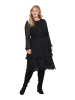 MIAMODA Midikleid in schwarz