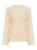 SAINT TROPEZ Strickpullover PerlitaSZ Gerade Passform in Seedpearl