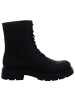 rieker Damenschnürrstiefel warm flach Z912000 Z91 in  Schwarz