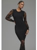 Laura Scott Strickkleid in schwarz