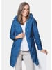 GOLDNER Trendiger leichter Regen Parka aus funktionalem Material in royalblau