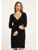 faina Damen Strickkleid in Schwarz