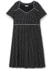 sheego by Joe Browns Jerseykleid in schwarz-gemustert